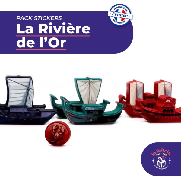 La Rivière de l'Or - Pack de stickers