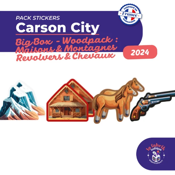 Stickers Carson City Big Box Woodpack 2024