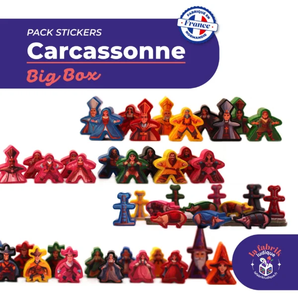 Stickers Carcassonne Big Box