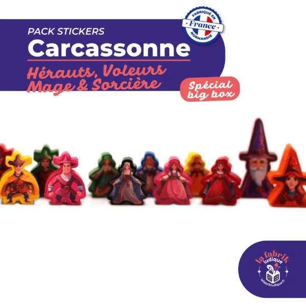 Stickers Carcassonne Extensions Autres
