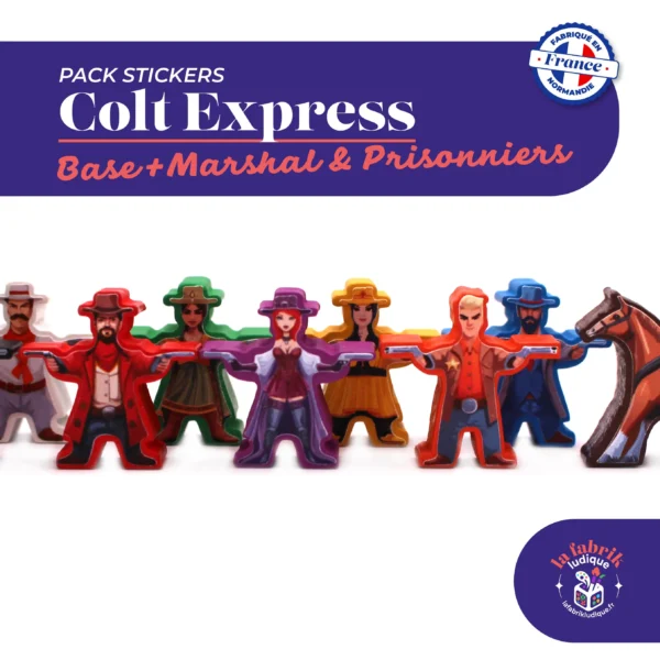 Stickers Colt Express - Base et Marshal & Prisonniers