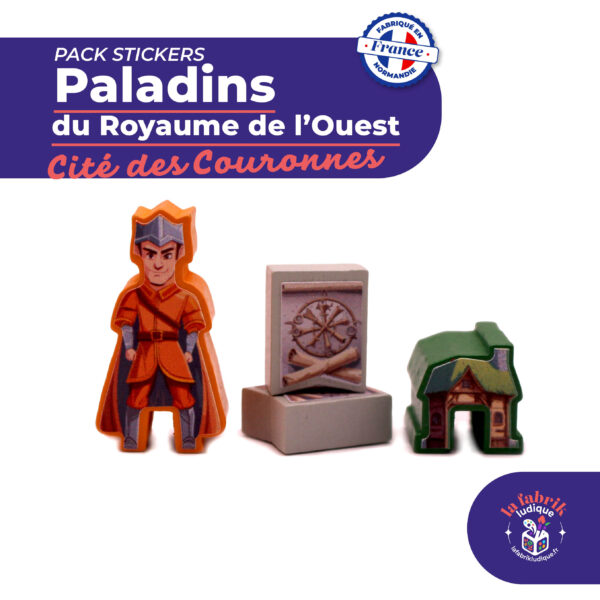 Stickers Paladins du Royaume de l'Ouest Cite des Couronnes