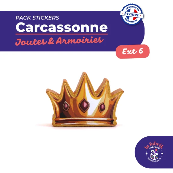 Stickers Carcassonne Extension 6 Joutes et Armoiries