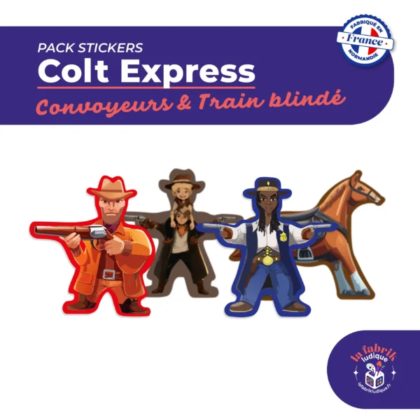 Stickers Colt Express - Convoyeurs et Train blindé