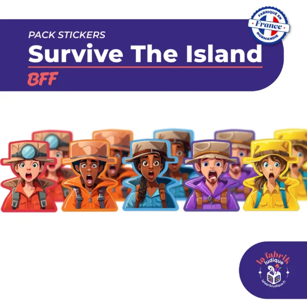 Stickers Survive The Island - BFF