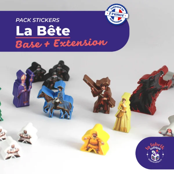 Stickers La Bête et son extension Hurlements